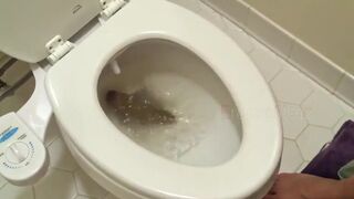Big poo stuck in toilet clogging.., ScatKings.com Scat Porn 1 ScatKings.com Scat Porn