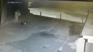 Girl caught shitting outside on CCTV, ScatKings.com Scat Porn 11 ScatKings.com Scat Porn