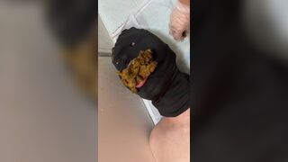 Girl tries to feed a large amount of poop to slave, ScatKings.com Scat Porn 1 ScatKings.com Scat Porn