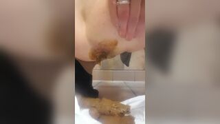 HOT MILF DROPS AMAZING SHITLOAD IN PUBLIC BATHROOM, ScatKings.com Scat Porn 7 ScatKings.com Scat Porn