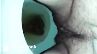 Hairy woman shit and piss on the toilet, ScatKings.com Scat Porn 15 ScatKings.com Scat Porn