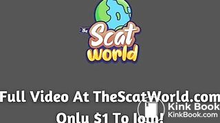 Indica Pooping On The Toilet And Looking Behind Her!, ScatKings.com Scat Porn 1 ScatKings.com Scat Porn