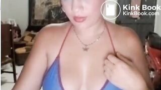 Latin slave slaps her self and gags on dildo, ScatKings.com Scat Porn 3 ScatKings.com Scat Porn