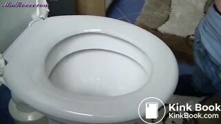 Mia misses the toilet bowl, ScatKings.com Scat Porn 3 ScatKings.com Scat Porn
