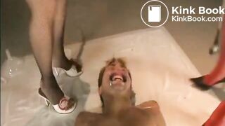 Slave eats shit from 3 mistresses, ScatKings.com Scat Porn 12 ScatKings.com Scat Porn