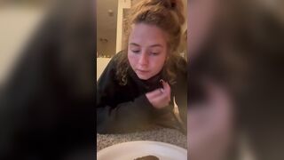 bored girl chews shit stg.1, ScatKings.com Scat Porn 18 ScatKings.com Scat Porn